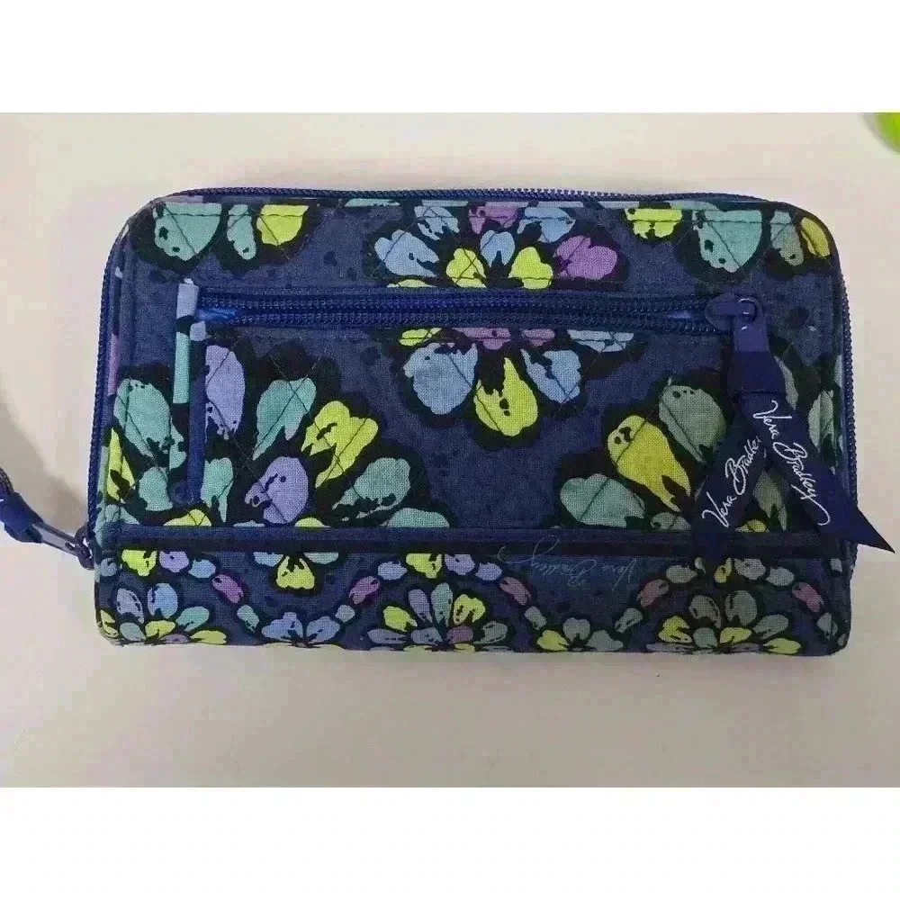 Vera Bradley Wallet Blue‎ Multi